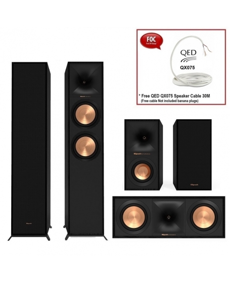 Klipsch R-600F+R-50C+R-40M 5.0 Speaker Package