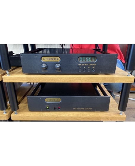 Chord CPA 2200 Preamplifier + Chord SPM 600 Power Amplifier Made in UK (PL)