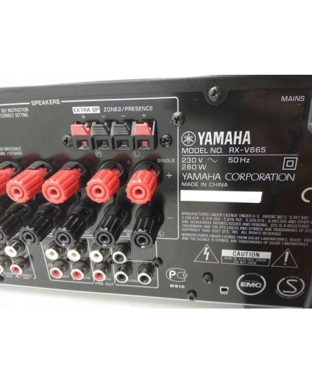 Yamaha RX-V665 7.1Ch AV Receiver (PL)