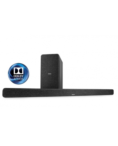 Denon DHT-S517 Large Sound Bar With Dolby Atmos And Wireless Subwoofer