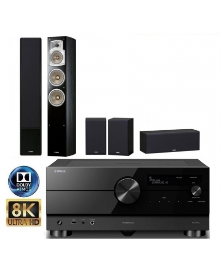 Yamaha Aventage RX-A4A + Yamaha NS-F350 5.0 Home Theatre Package