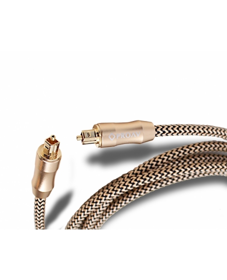 Pro Av Digital Toslink Optical Cable 3m with 24K Gold-Plated Connectors