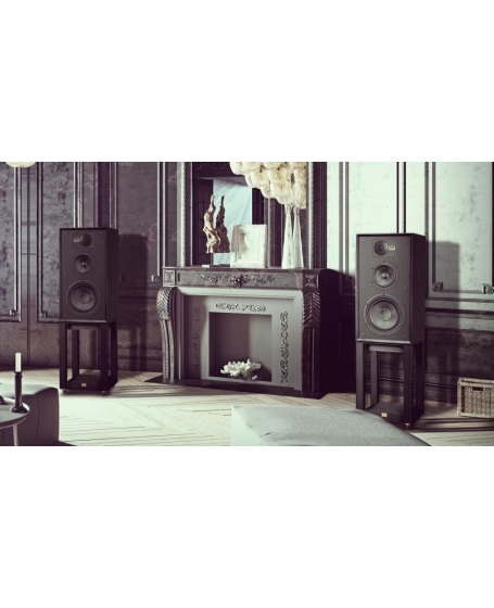 Wharfedale Linton 85th Anniversary Heritage Loudspeaker With Stands