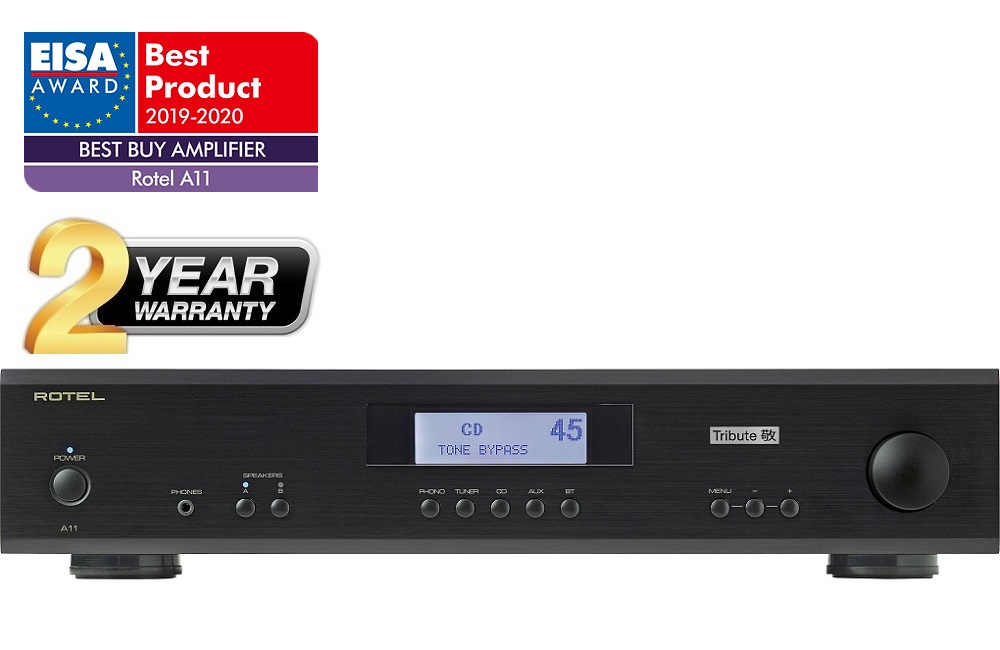 Rotel A11 Tribute Integrated Amplifier + Rotel CD11 Tribute CD player
