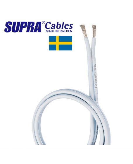 Supra Classic 2.5 Speaker Cable 5Meter Made in Sweden