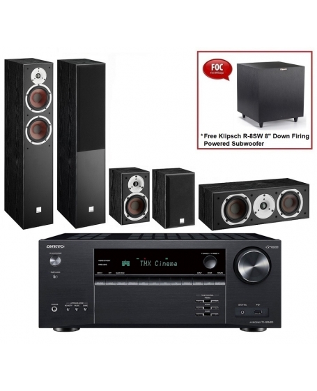 Onkyo TX-NR696 + Dali Spektor 6+Spektor Vokal+Spektor 1 5.0 Home Theatre Package