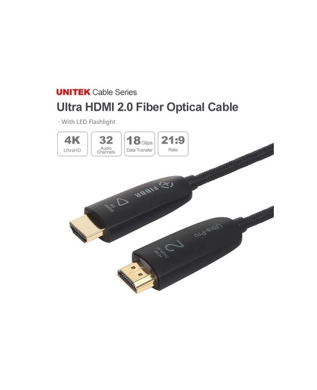 FIBBR Ultra Pro Fiber Optic 4K HDMI Cable 3M