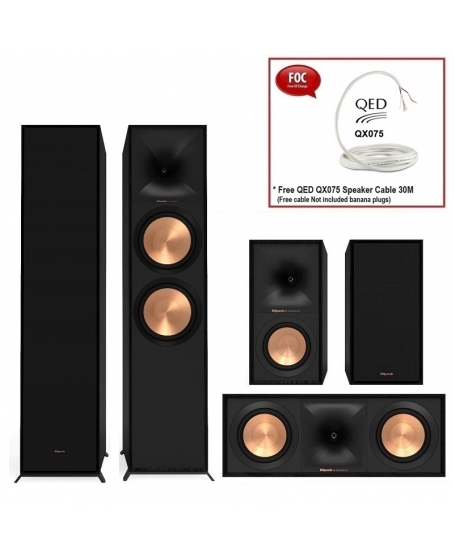 Klipsch R-800F+R-50C+R-40M 5.0 Speaker Package