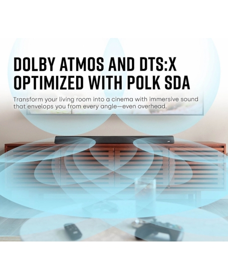 Polk Audio Magnifi Max AX Atmos Sound Bar With Wireless Subwoofer