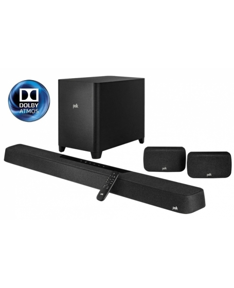 MagniFi Max AX SR Flagship 7.1.2 Dolby Atmos/DTS:X Sound Bar System with Wireless Subwoofer and Surr