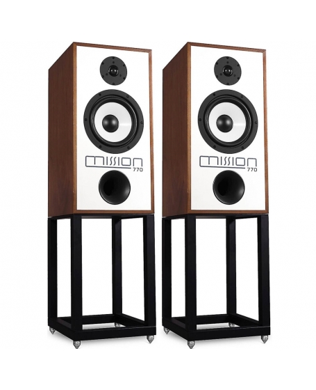 Mission 770 Bookshelf Speaker With Speaker Stand Made In England