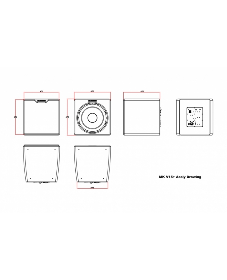 M&K V15+ THX Powered Subwoofer