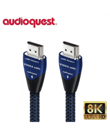 Audioquest Vodka eARC 48G 8K HDMI Cable 2 Meter