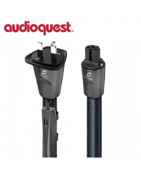 Audioquest Hurricane High (Variable) Current AC Power Cable 2Meter UK Plug
