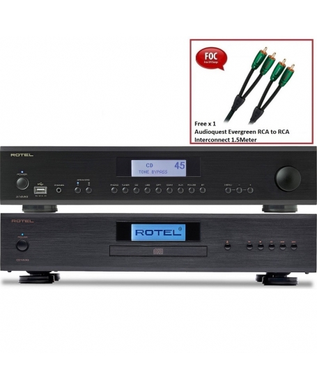 Rotel A14 MKII Integrated Amplifier + Rotel CD14 MKII CD Player