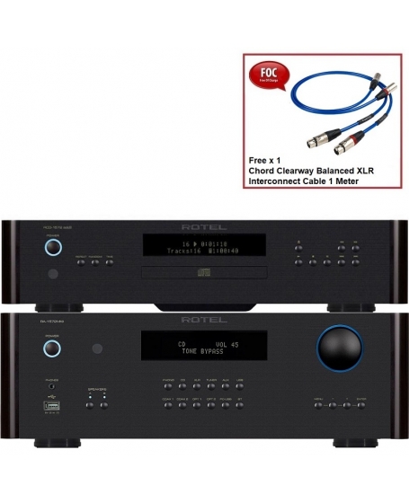 Rotel RA-1572 MKII Integrated Amplifier + Rotel RCD-1572 MKII CD player