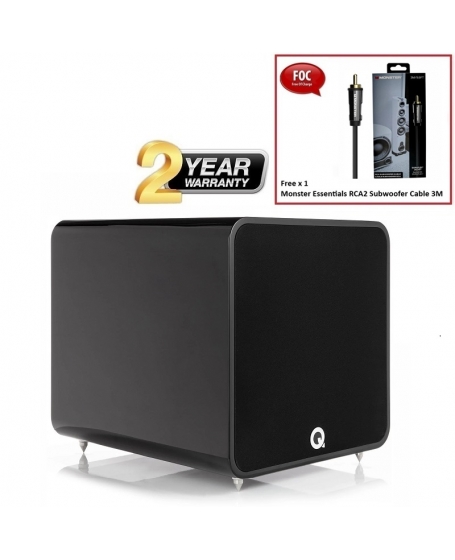 Q Acoustics QB12 Subwoofer (Gloss Black)