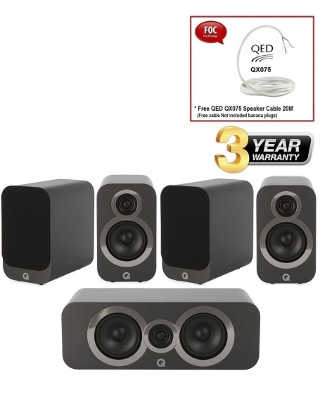 Q Acoustics Q3030i+Q3030i+Q3090Ci 5.0 Speaker Package