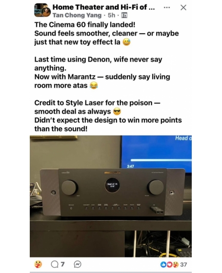 Marantz Cinema 60 7.2Ch Atmos Network AV Receiver