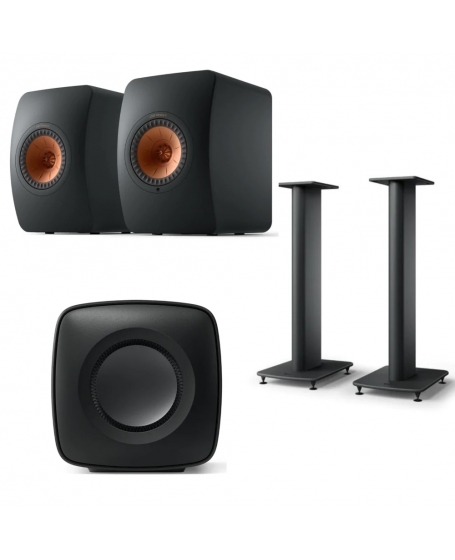 Kef LS50 Wireless II + KC62 + S2 Stand Hi-Fi System Package