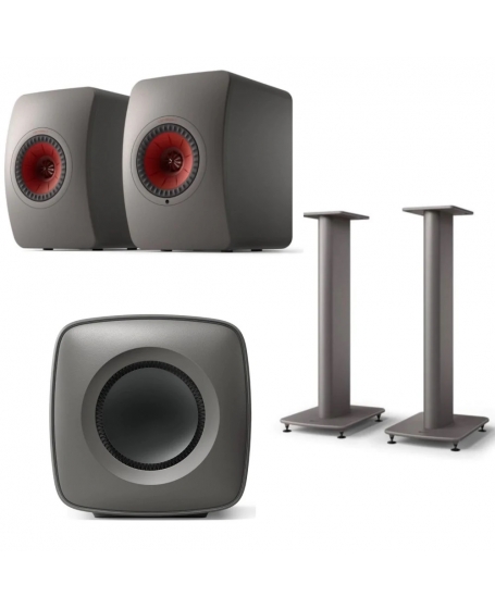 Kef LS50 Wireless II + KC62 + S2 Stand Hi-Fi System Package