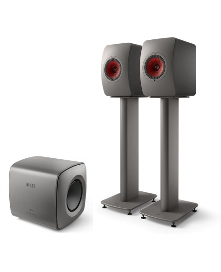 Kef LS50 Wireless II + KC62 + S2 Stand Hi-Fi System Package