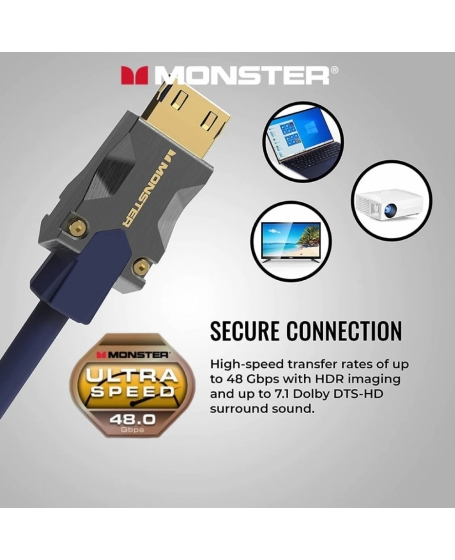 Monster M3000 UHS 2.1 8K HDMI Cable 1.5meter