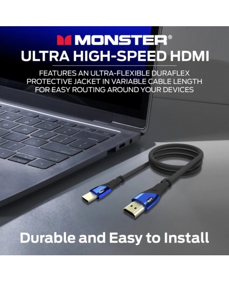 Monster Cobalt UHS 8K HDMI 2.1 Cable 2meter