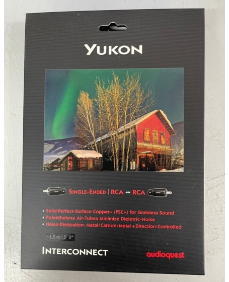 Audioquest Yukon RCA to RCA Interconnect 1.5Meter