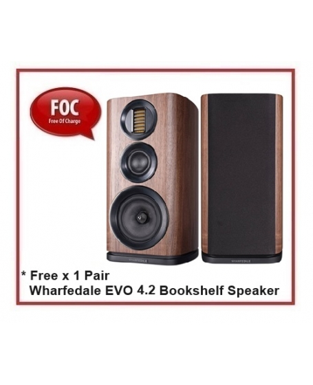 Myryad MXI2150 Stereo Integrated Amplifier Made in England Free Wharfedale EVO 4.2 Bookshelf Speaker