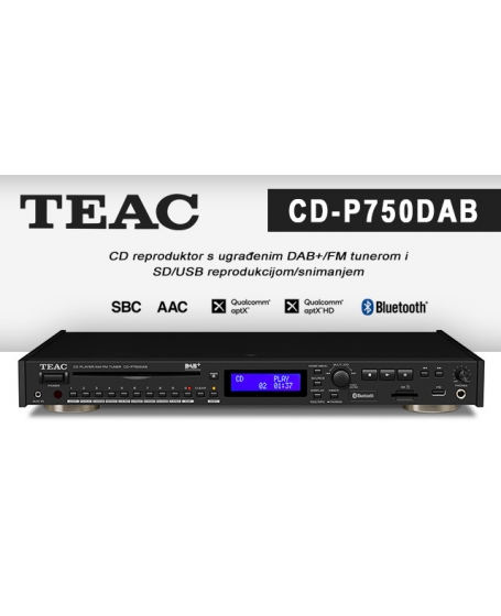 Teac CD-P750DAB CD Player / DAB+/FM Tuner/ Bluetooth
