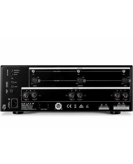 Anthem MCA 325 Gen 2 3 Channel Power Amplifier Crafted in Canada