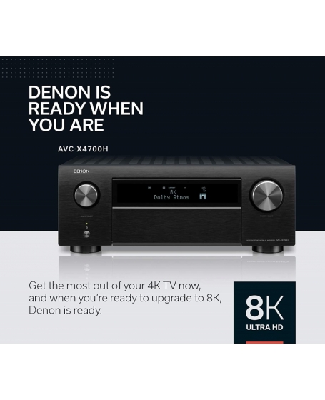 Denon AVC-X4700H 9.2Ch Atmos Network AV Receiver (PL)