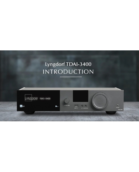 Lyngdorf TDAI-3400 Integrated Amplifier Made In Denmark
