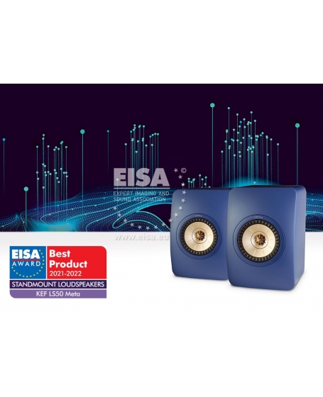 KEF LS50 Meta Bookshelf Speaker Royal Blue Special Edition