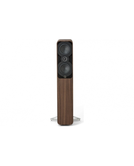 Q Acoustics 5040 Floorstanding Speaker Satin White (Single Speaker) - 2 x 5  Mid/Bass Drivers, 1 Tweeter - Stereo System for Home Entertainment