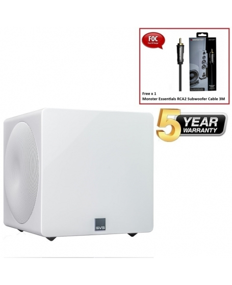 SVS 3000 Micro Subwoofer (Piano Gloss White)