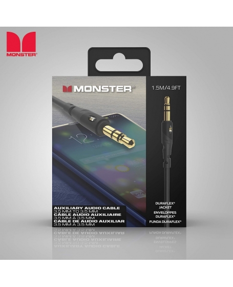 Monster Essentials 3.5mm to 3.5mm Audio Interconnect Cable 1.5Meter