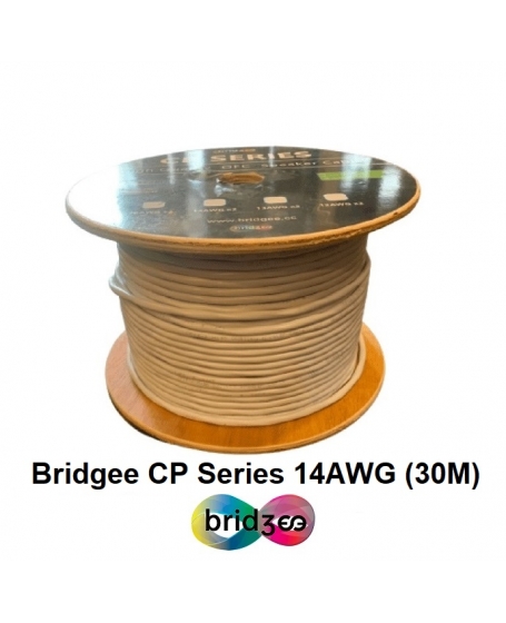 Bridgee CP Series 14AWG x 2 High Quality OFC Speaker Cable Loose 30Meter