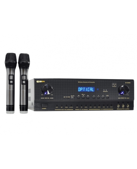 BIK BJ-AU88+ Karaoke  Amplifier With Wireless Mircrophone