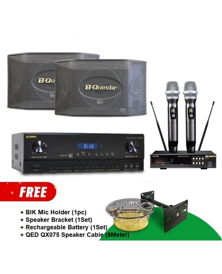 BIK BJ-A88 + BIK BQ-S63 + BJ-U100 Karaoke Package