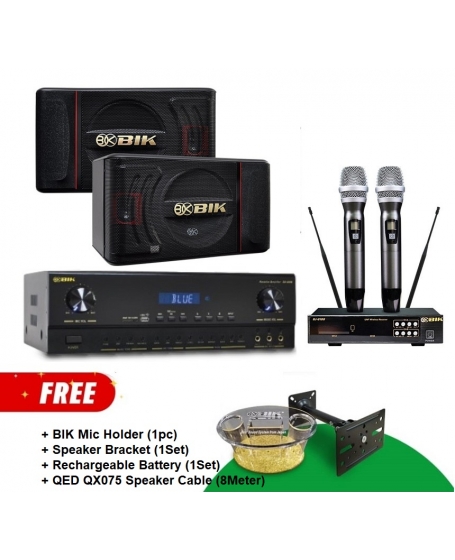 BIK BJ-A88 + BIK BJ-S886 II + BJ-U100 Karaoke Package