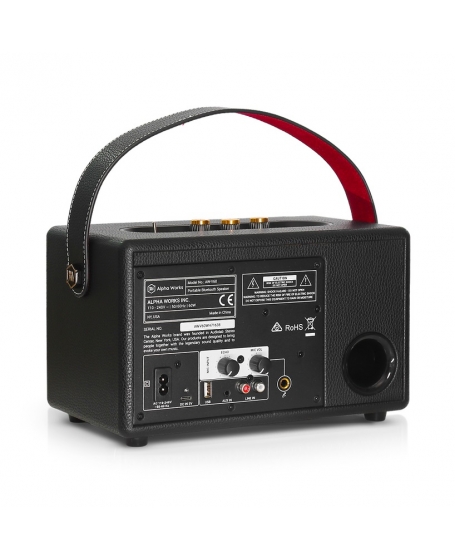 Alpha Works Classic V60 Retro Bluetooth Speaker With Karaoke