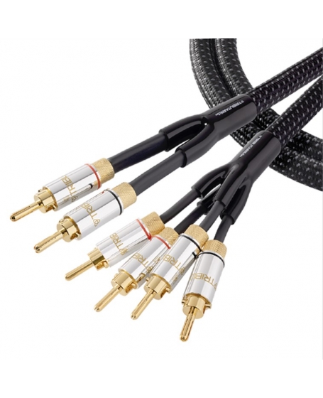 Tributaries 8BW-B Bi-Wire Banana Speaker Cable 6FT Pair Assembled in USA