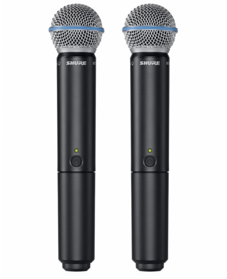 Shure BLX288/B58 Wireless Dual Vocal System With Two Beta 58A Microphone