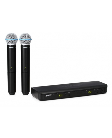 Shure BLX288/B58 Wireless Dual Vocal System With Two Beta 58A Microphone