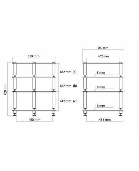 Norstone Bergen 2 Hifi Rack