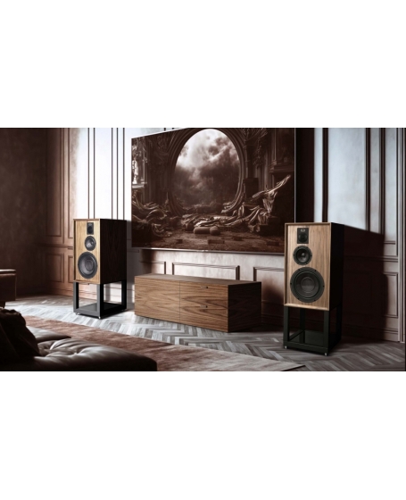 Wharfedale Dovedale 90th Anniversary Bookshelf Speakers With Stands