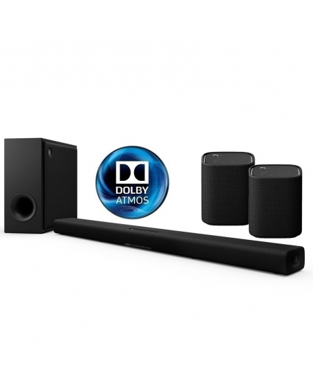Yamaha TRUE X BAR 50A Dolby Atmos Sound Bar & Subwoofer With True X Speaker 1A WS-X1A