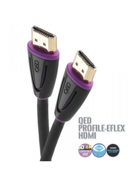 Qed Profile eFlex HDMI Cable 1.5Meter